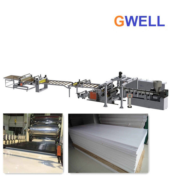 PP PE ABS PVDF Cabinet Board Extrusion Line 600kg H