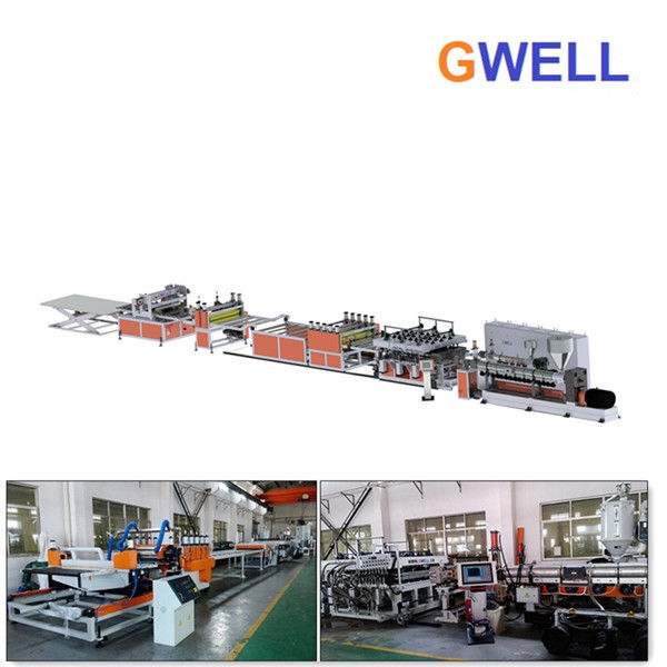 Pp Hollow Profile Extrusion Sheet Line Machine