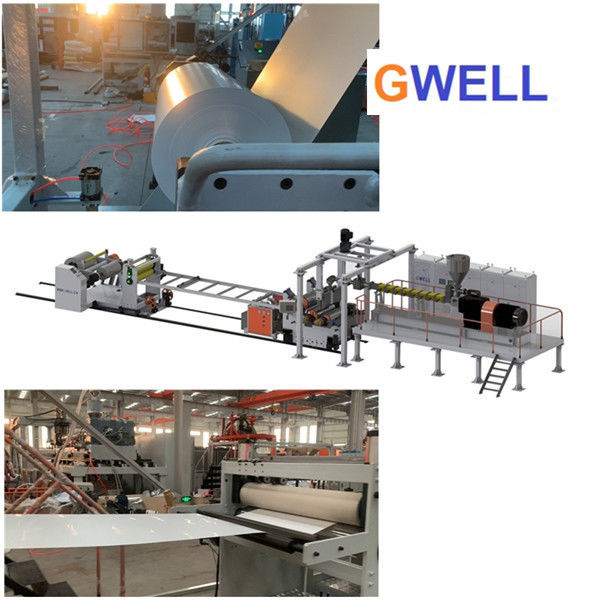 PLA Single Layer Sheet Production Line For Thermoforming Plastic Sheet Extruder