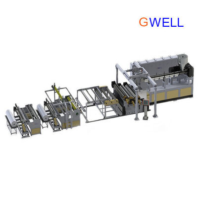 EPE(EVA-POE-EVA) Solar Film Production Line Single Screw Co-extrusion Design 800kg/h Output capacity